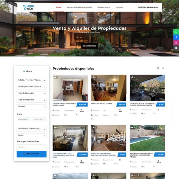 Venta y alquiler de propiedades Venta y alquiler de propiedades